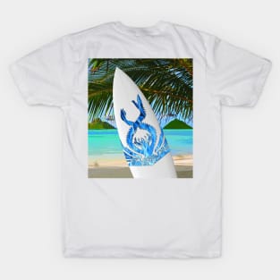 SW Chimaera Blue Foam & Palm by pm T-Shirt